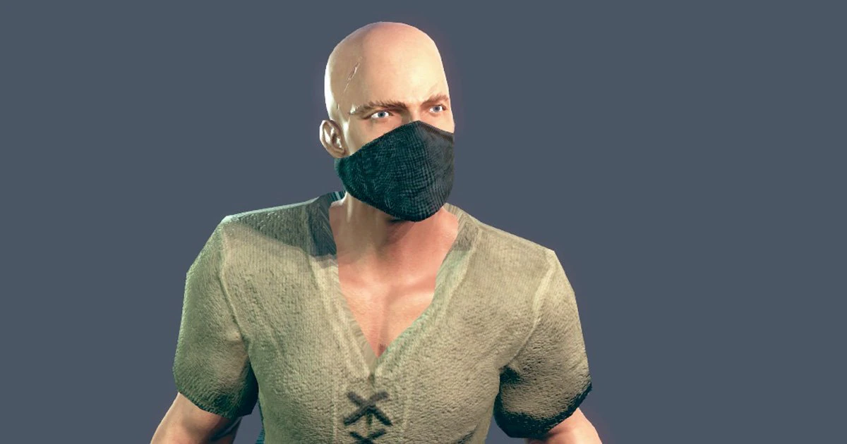 bandit de base Modèle 3D .c4d .max .obj .3ds .fbx .stl .blend 