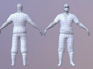 bandit de base Modèle 3D