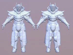 dark warrior 3D Model