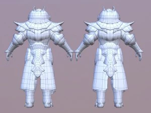 dark warrior 3D Model
