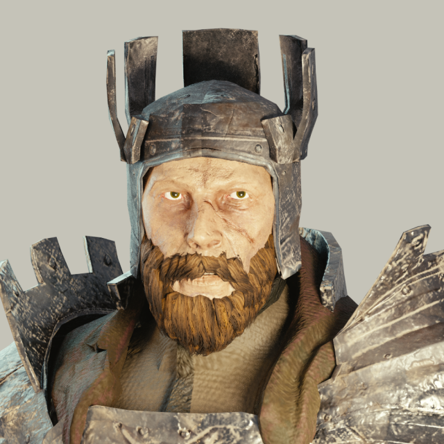 medieval fantasy knight Modelo 3D .c4d .max .obj .3ds .fbx .stl .blend 