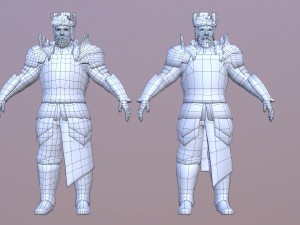 medieval fantasy knight Modelo 3D