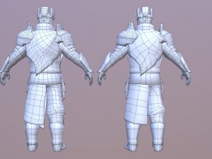 medieval fantasy knight Modelo 3D