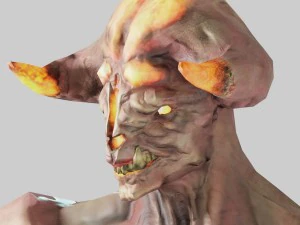 불의 악마 3D 모델