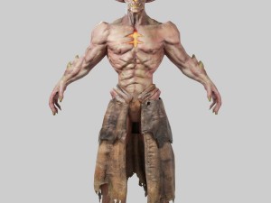 fire demon 3D 模型