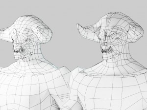 fire demon 3D 模型