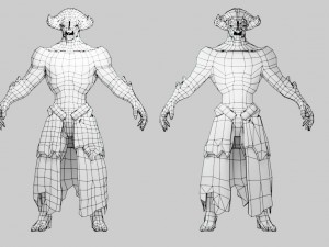 fire demon 3D 模型
