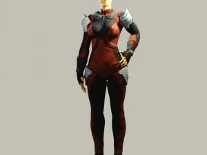 female alien Modèle 3D