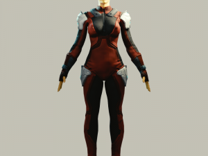 female alien Modèle 3D