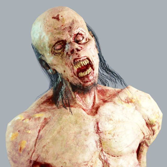 zombie abomination 3D Model .c4d .max .obj .3ds .fbx .stl .blend 