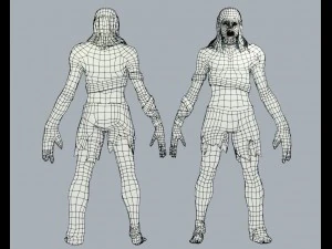 зомбі гидота 3D Модель