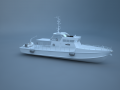 gaming patrol boat high poly 3D Models
