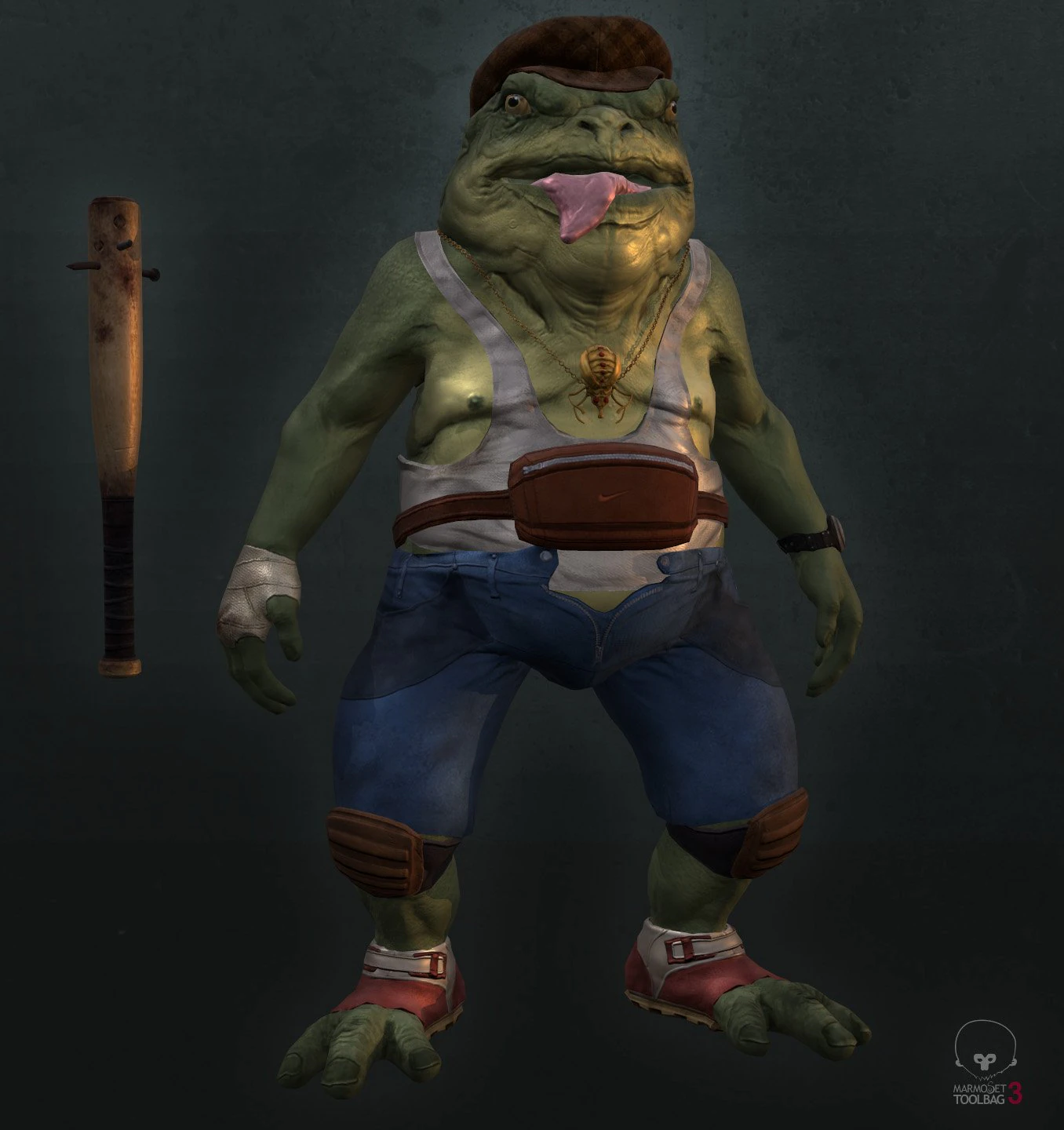 game ready model toad 3D Model .c4d .max .obj .3ds .fbx .stl .blend 