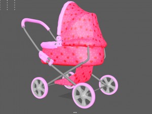 baby stroller Model 3D