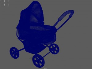 baby stroller Model 3D