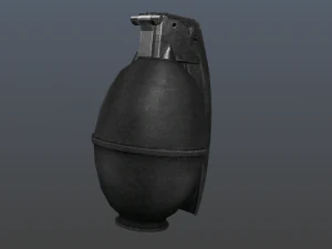 grenade low poly 3D Model