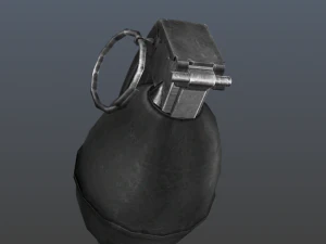 grenade low poly 3D Model