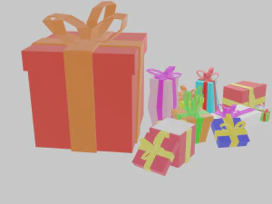 Geschenke 3D Modell