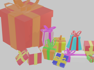 gifts 3D-Modell