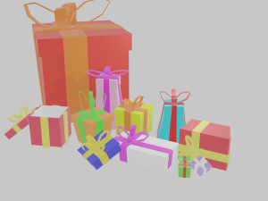 gifts 3D-Modell