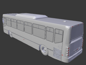 city bus Model 3D