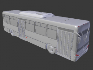 city bus Model 3D