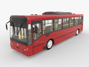 city bus 3D 모델