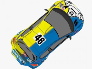 rally car 3D Model