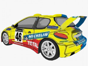 rally car 3D 모델