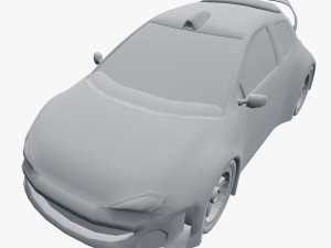 rally car 3D 모델