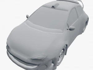 rally car 3D Model