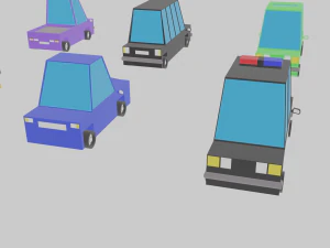 cars pack 3D Model
