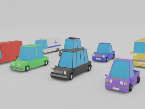 cars pack 3D Model