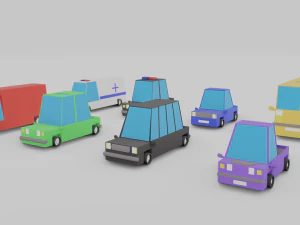 cars pack 3D Model