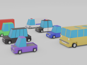 cars pack 3D Модель