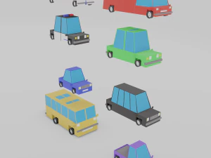 cars pack 3D Model