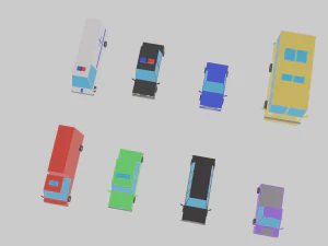 cars pack 3D Model