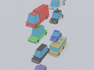 cars pack 3D Модель