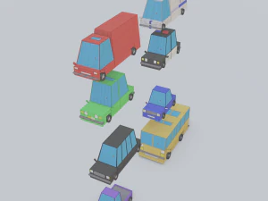 cars pack 3D Model