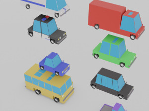 cars pack 3D Модель