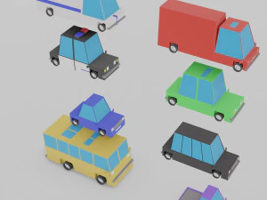 cars pack 3D Model