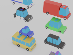 cars pack 3D Модель