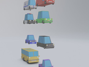 cars pack 3D Модель