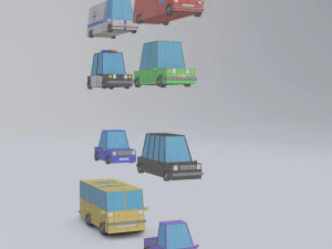 cars pack 3D Model