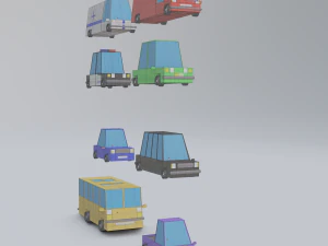 cars pack 3D Model