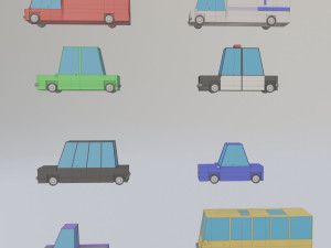 cars pack 3D Модель