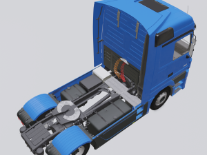 mercedes-benz actros Modelo 3D