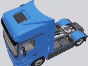 mercedes-benz actros Modelo 3D
