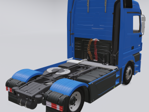 mercedes-benz actros Modelo 3D