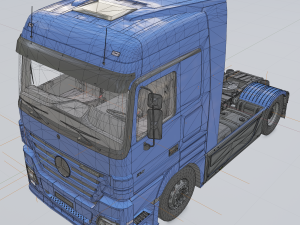 mercedes-benz actros Modelo 3D